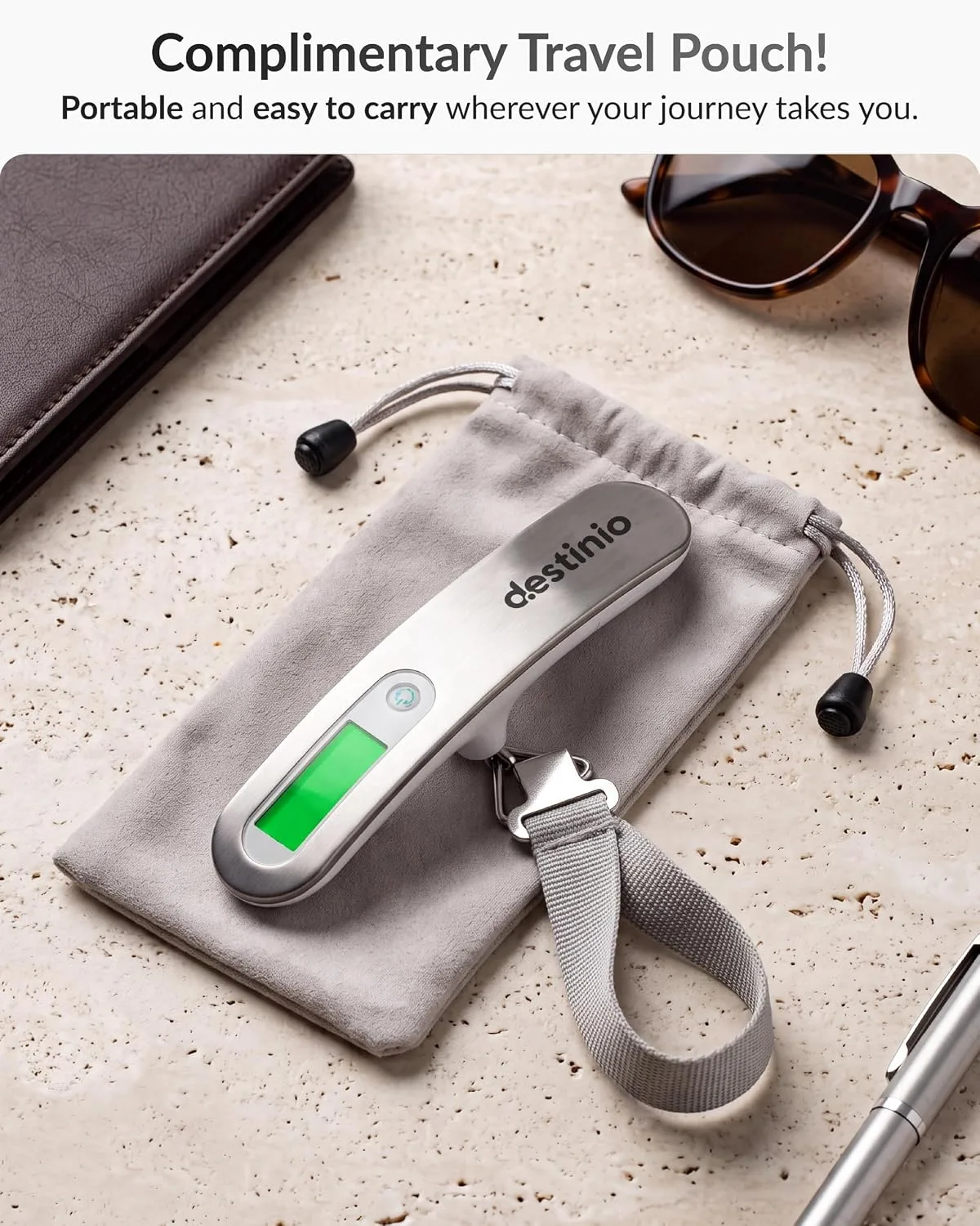 In-Depth Review: best travel luggage scale digital - Destinio Digital Weight Machine for Luggage – 50kg Capacity, Portable Hanging Weighing Scal 5 Destinio Digital Weight Mach - view 4