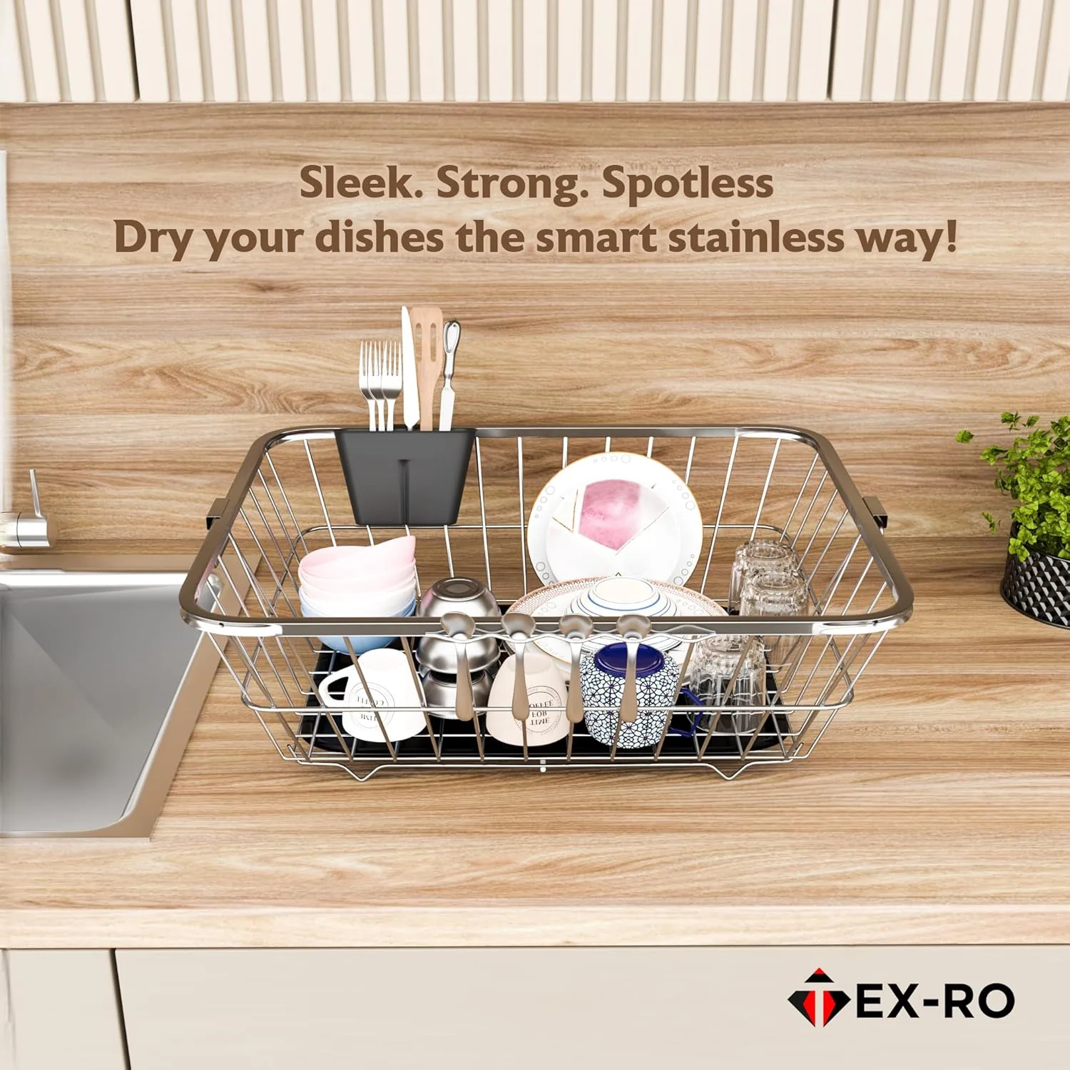 best dish rack drainer view 6
