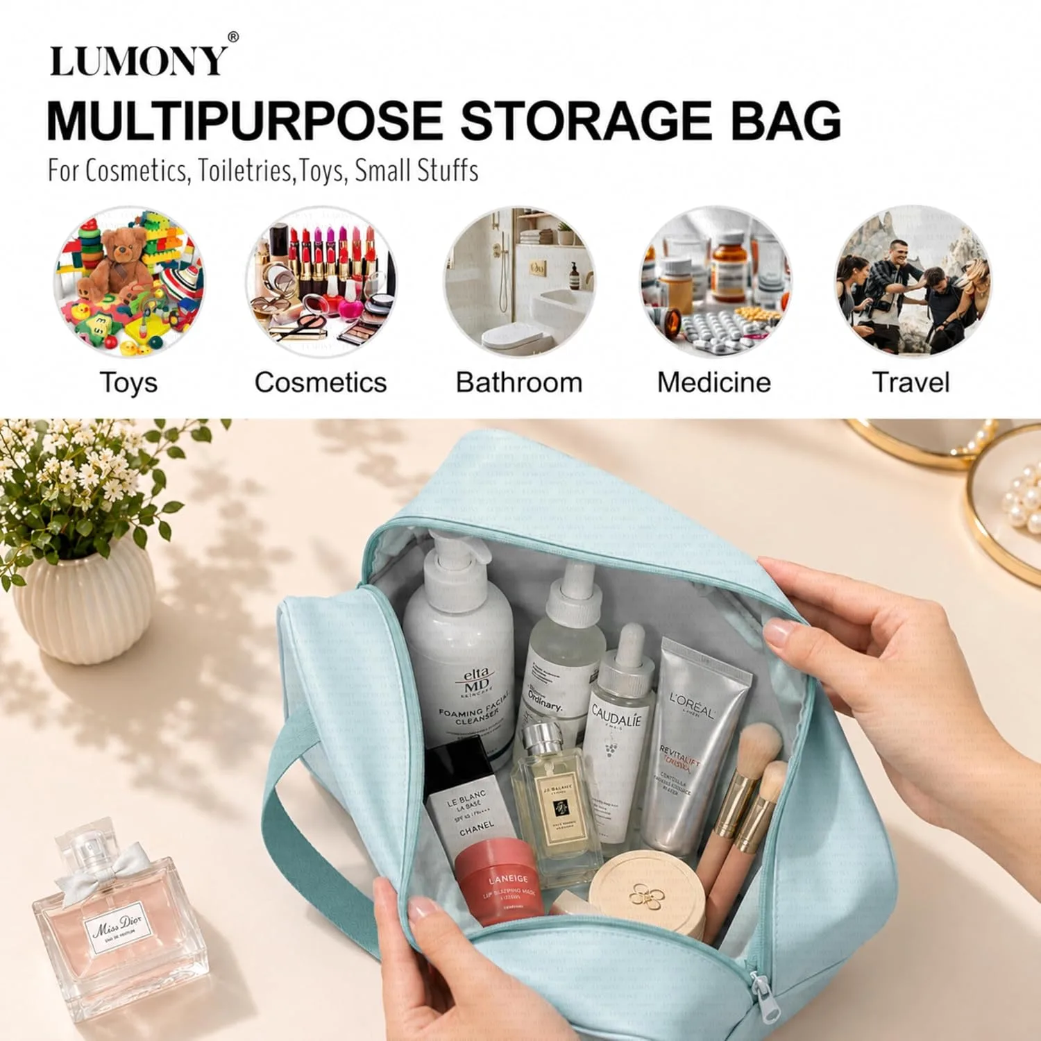 LUMONY® Makeup Pouch Bag PV - view 3
