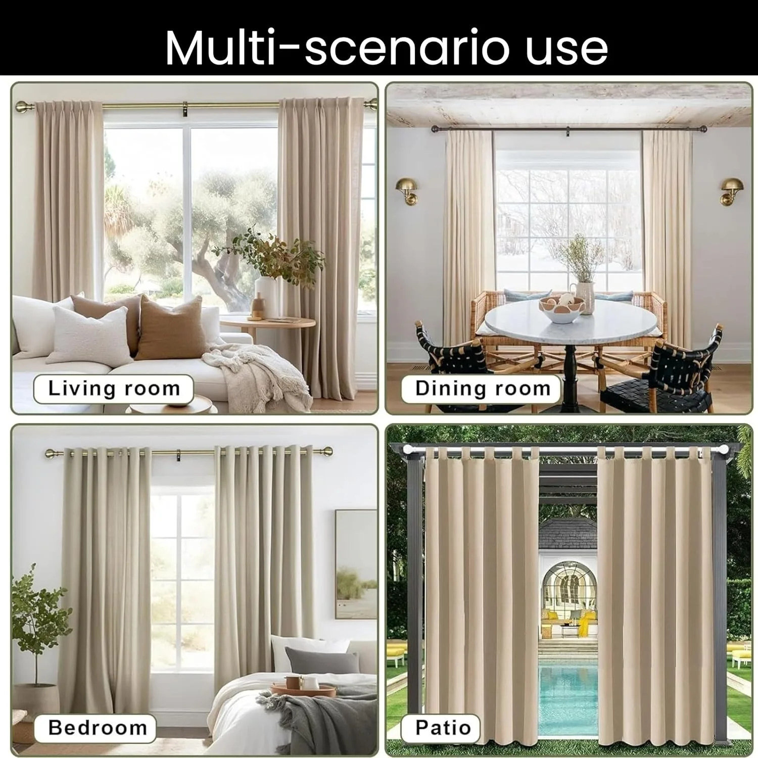 In-Depth Review: best curtain rods decorative - Stainless Steel Curtain Rod | Silver & Chrome Finish | Anti-Rust | Sturdy & Durable | Multip 8 Stainless Steel Curtain Rod | - view 7