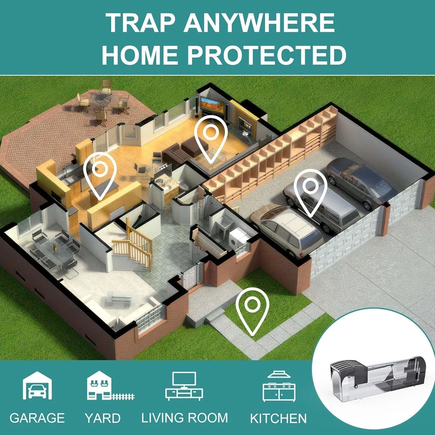 Leafly Rat Trap Cage for H - view 8