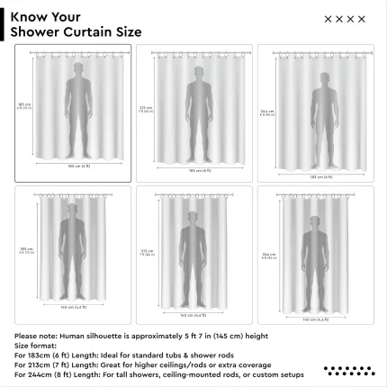 Encasa XO Shower Curtain, - view 2