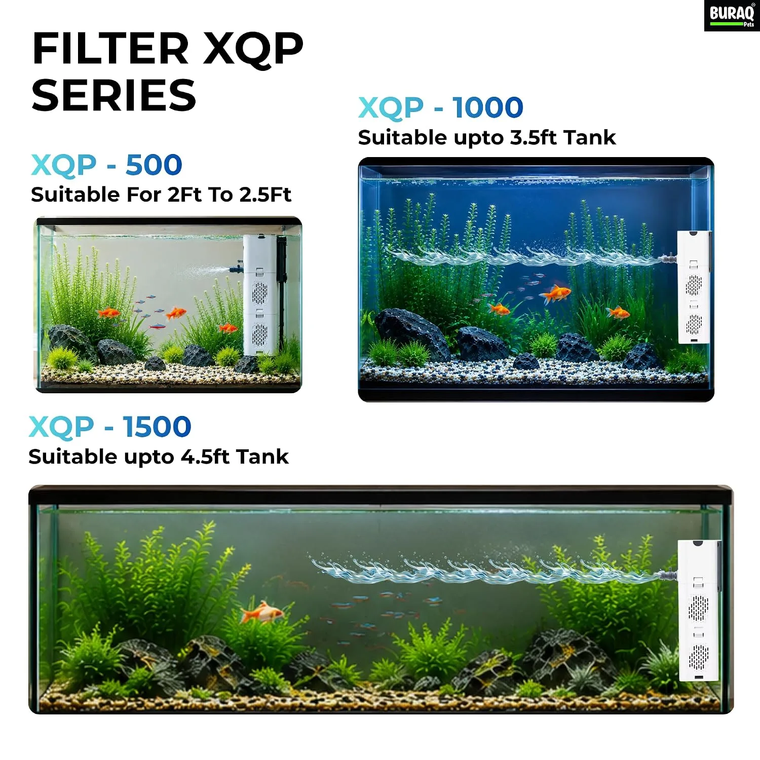 In-Depth Review: best aquarium filter - Buraq Pets XQP- 500F Aquarium Filter | 6W | 500 L/H for 2-2.5 ft Fish Tank | | best aquarium filter 4 Buraq Pets XQP- 500F Aqua - view 3