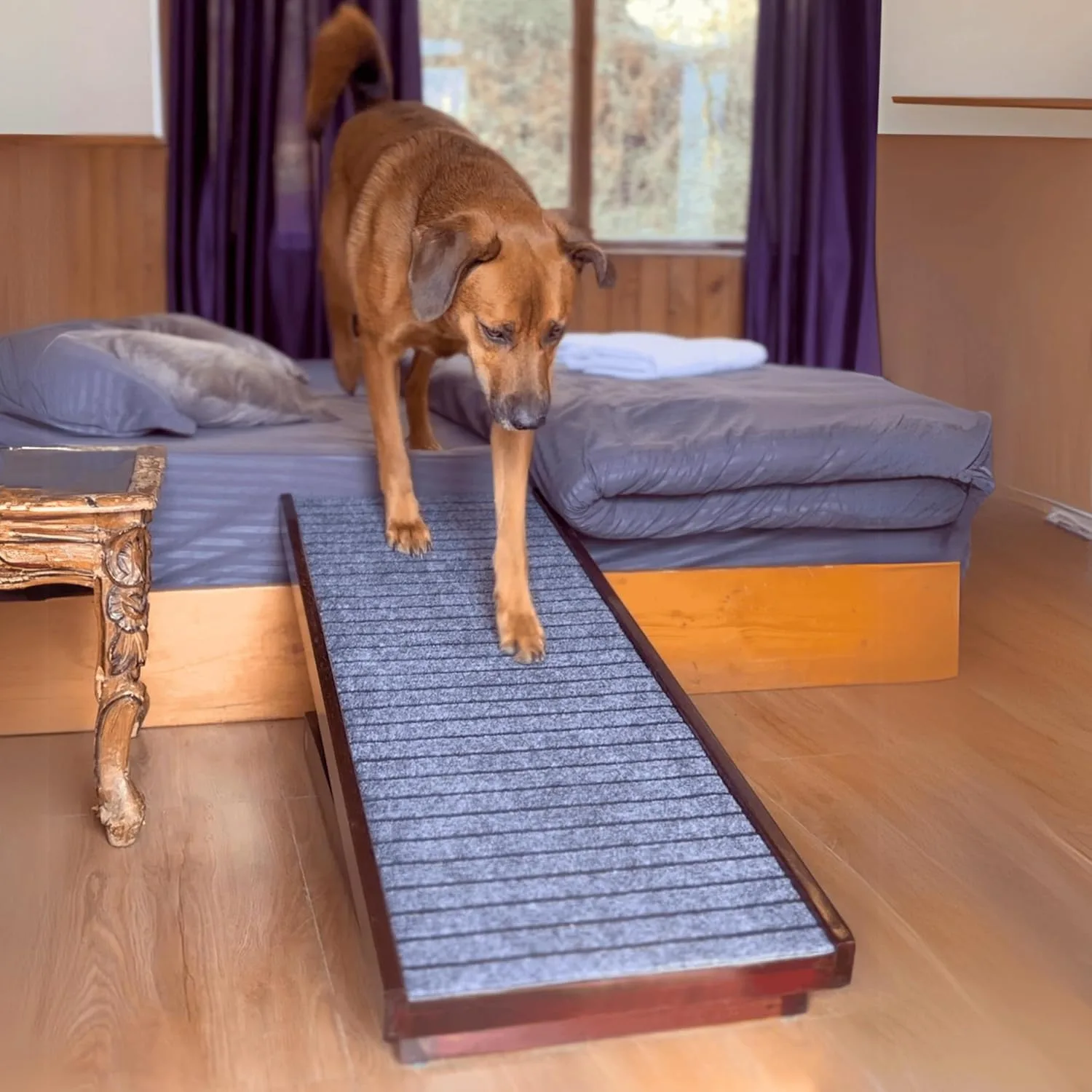 Foldable Solid Wood Pet Ramp - view 2