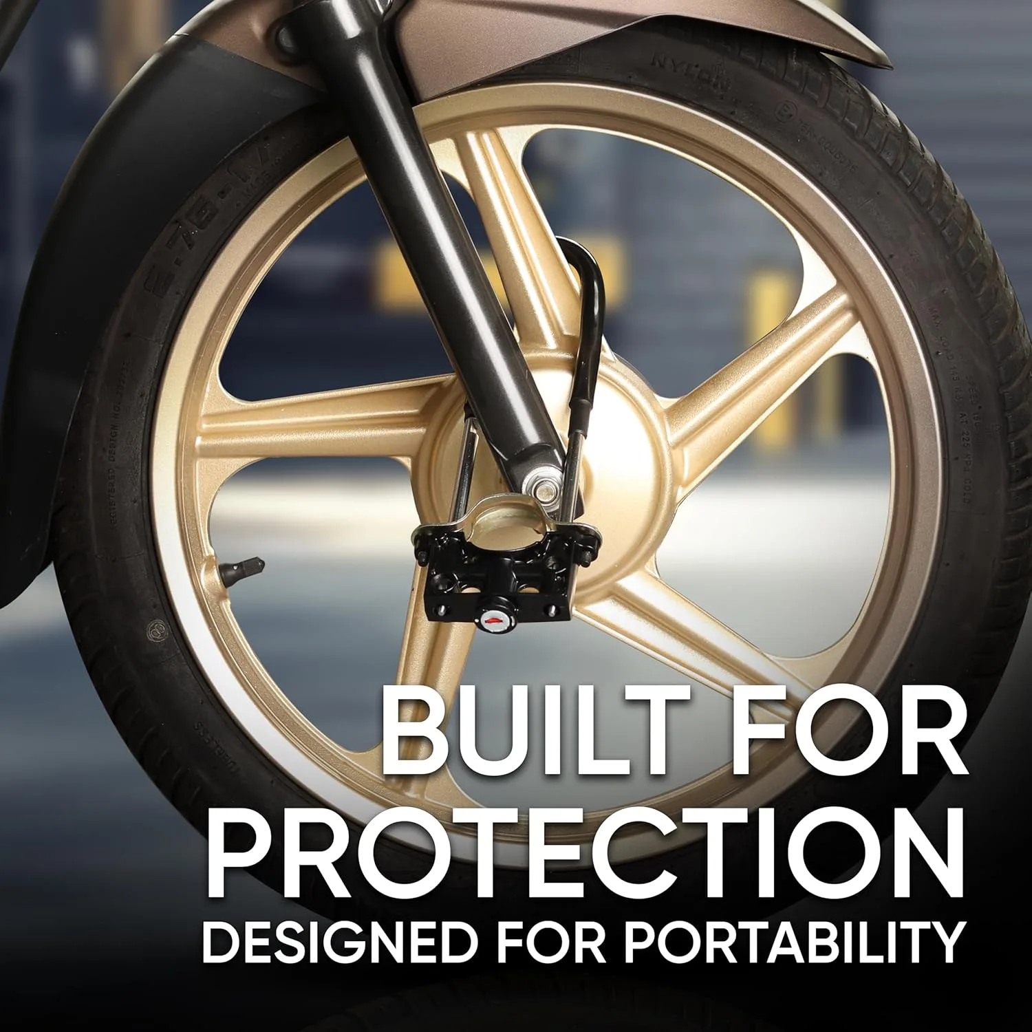In-Depth Review: best bike wheel lock - TVS Disc Lock For Bikes With 2 Keys, U-Shaped Lock Design, Anti-Theft Security Safety Brake Wheel Disk Lock fo 7 TVS Disc Lock For Bikes - view 6