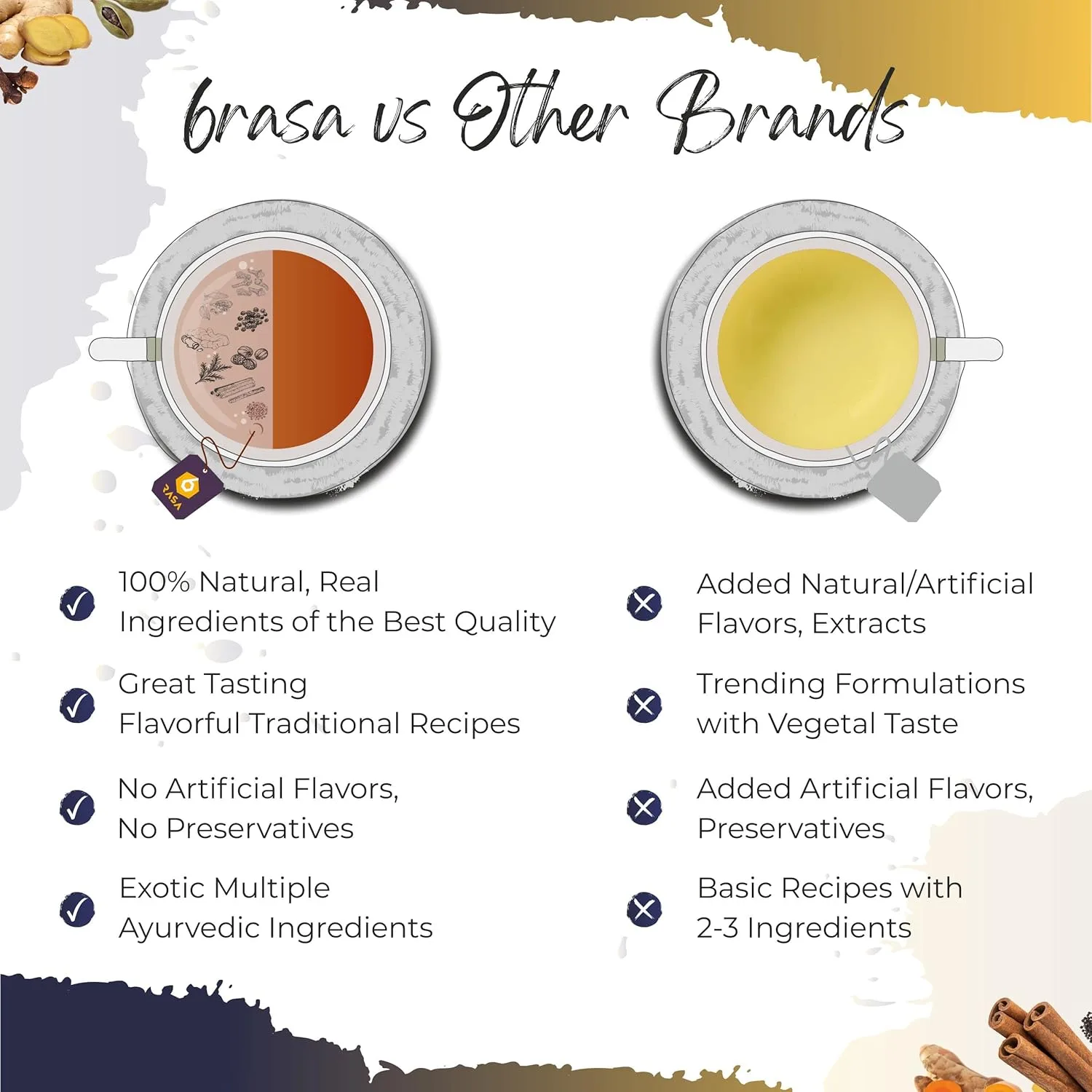 In-Depth Review: best herbal tea for immunity - 6rasa Kashaya – Herbal Tea | 15 Ayurvedic Spices | Kadha Mix | Caffeine Free | 100% Natural Kash 8 6rasa Kashaya – Her - view 7