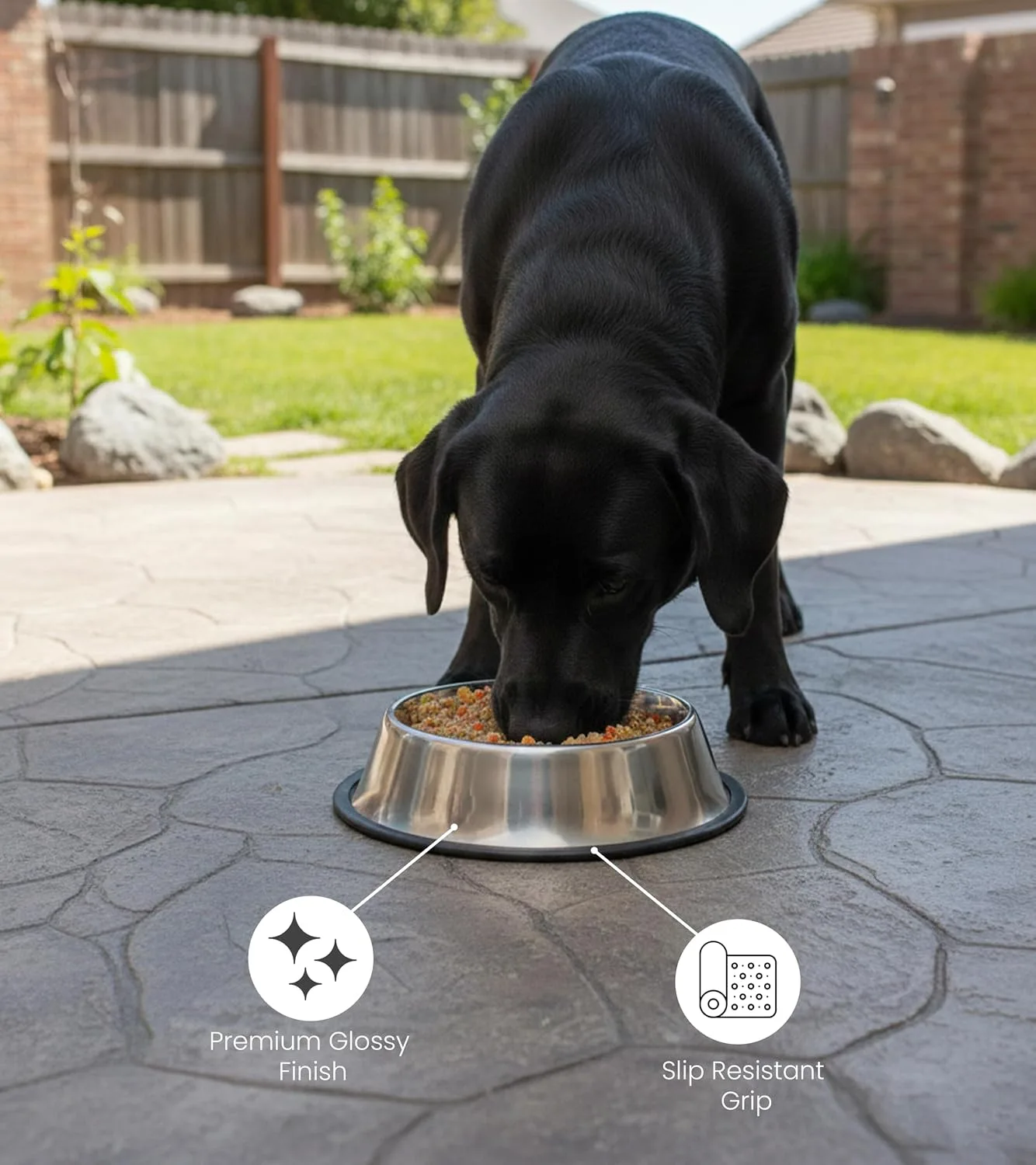 In-Depth Review: best automatic pet feeder - Tromso Stainless Steel Dog Food Bowl 190 ML Durable Dog Feeding Bowl Small Size Non Slip Pet Bowl for Pup 4 Tromso Stainless Steel Dog - view 3