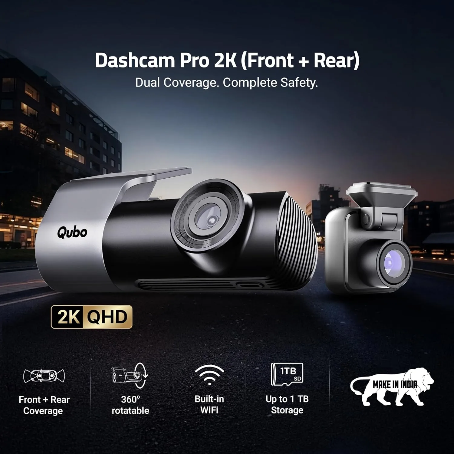 Qubo Car Dashcam [New La - view 2