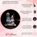 eCraftIndia Meditating Monk Bud - view 4