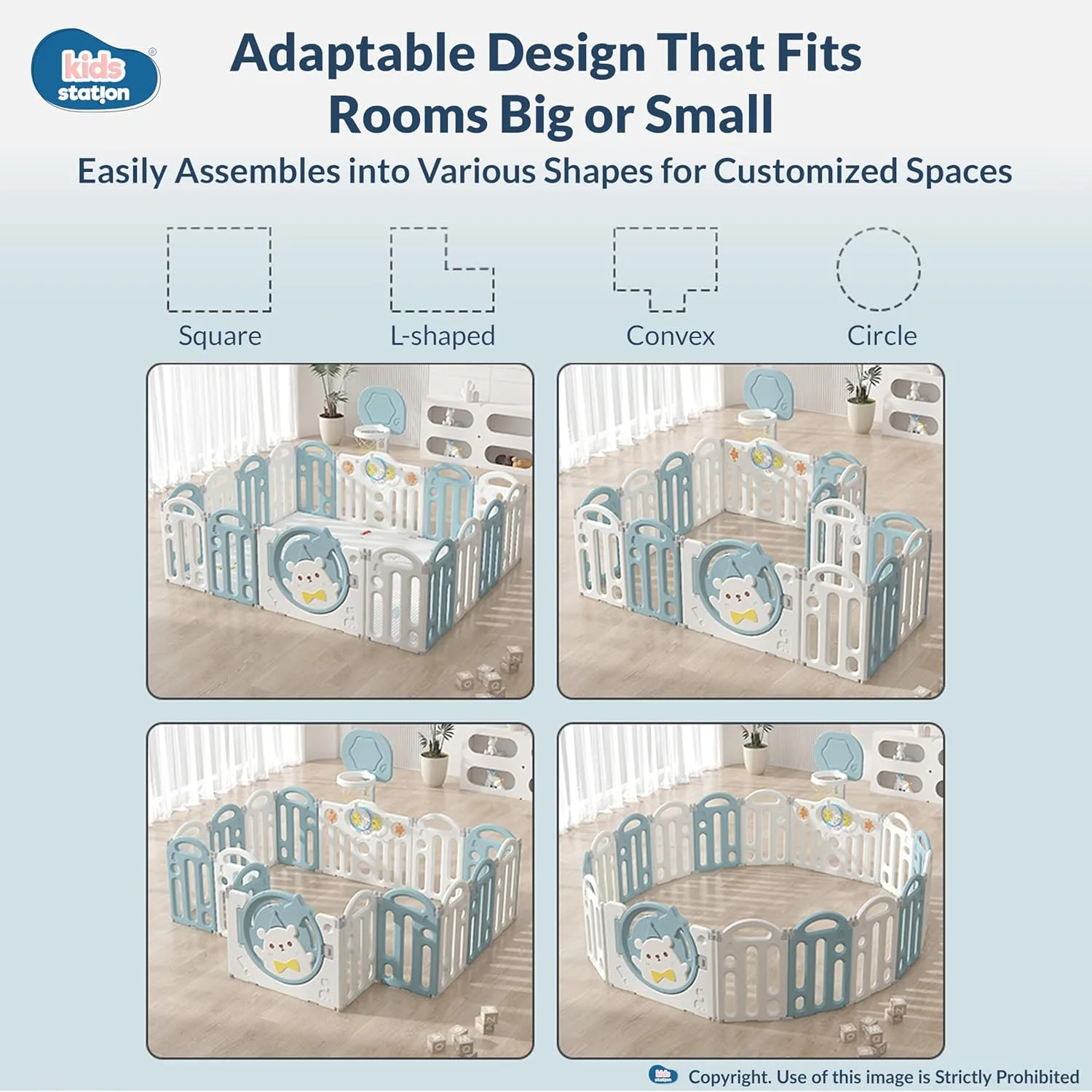 Kids Station Blue Bear L - view 3