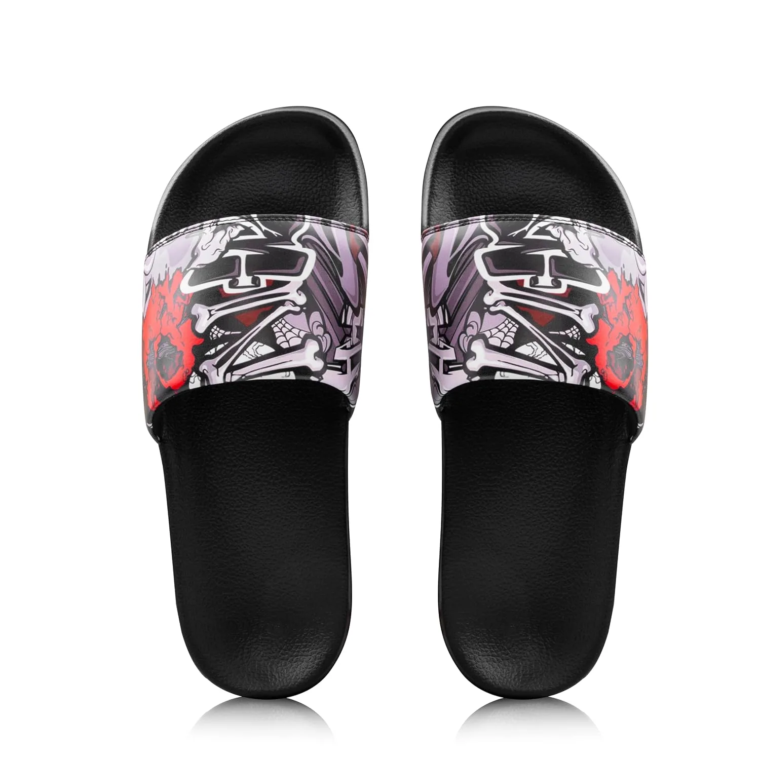 In-Depth Review: best travel sandals - ARVAN Mens Multicolour Graphic EVA Sliders | Lightweight Slip-On Slippers with Cushioned Sole | Casual Open-Toe 6 ARVAN Mens Multicolour Gr - view 5