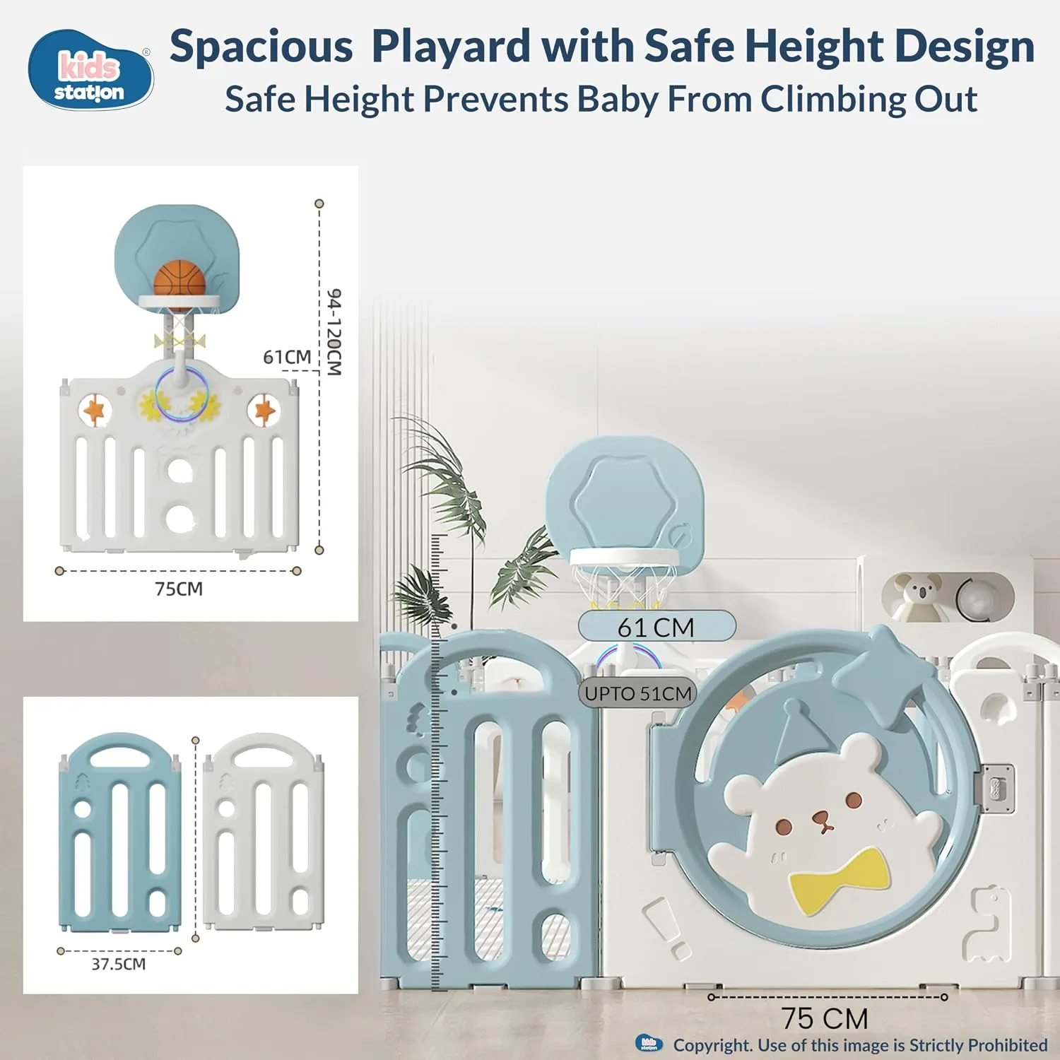 Kids Station Blue Bear L - view 8