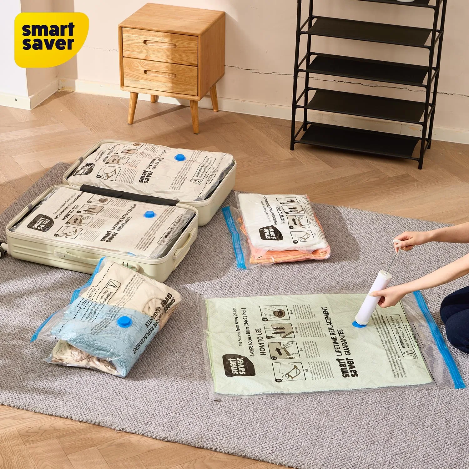 best vacuum storage bags - 5 Large Smart Saver Vacuum bags f 5 5 Large Smart Saver V - view 5