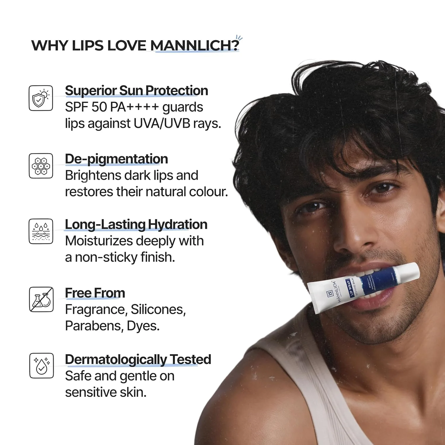 Mannlich Lip Balm For Men (1 - view 5
