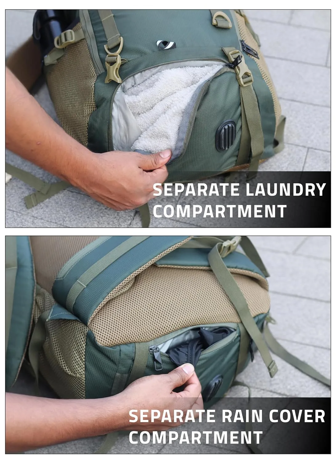In-Depth Review: best travel backpack india - TRAWOC VANGUARD 40 Litre Travel Backpack Laptop Bag with Rain Cover & Shoe Compartment Versatile Ca 5 TRAWOC VANGUARD 40 Litre T - view 4