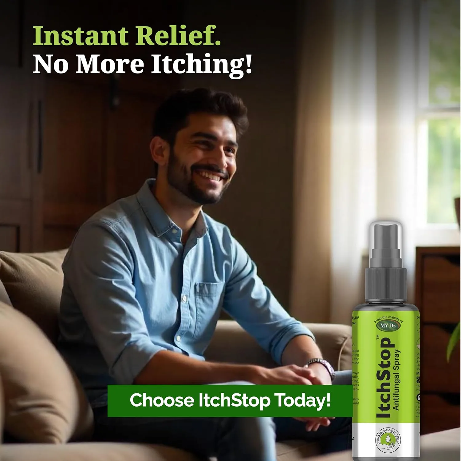 In-Depth Review: best talcum powder - ItchStop Antifungal Spray for Women & Men | Hands-Free Ayurvedic & Herbal Formula – Anti Bacterial, 8 ItchStop Antifungal Spray fo - view 7