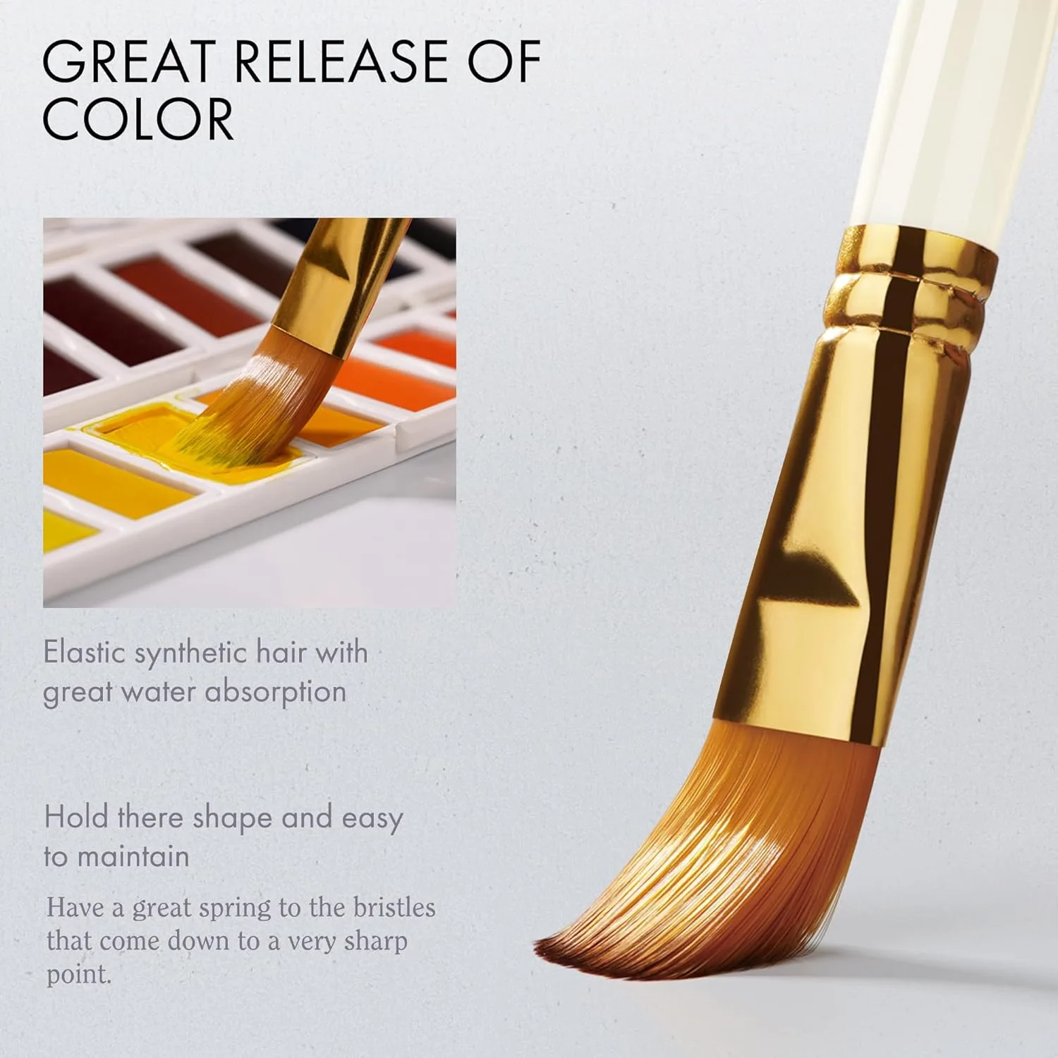 In-Depth Review: best oil paint set - ARTIFY 15 Pieces Paint Brush Set, Intermediate Series, Includes Pop-Up Carrying Case with Palette Knife and 2 Sp 5 ARTIFY 15 Pieces Paint Bru - view 4