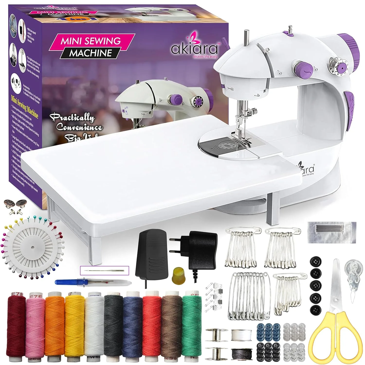 In-Depth Review: best sewing machine home - Akiara Mini Sewing Machine Electric | Portable Sewing Machine for Home | | best sewing machine home 1 best sewing machine home