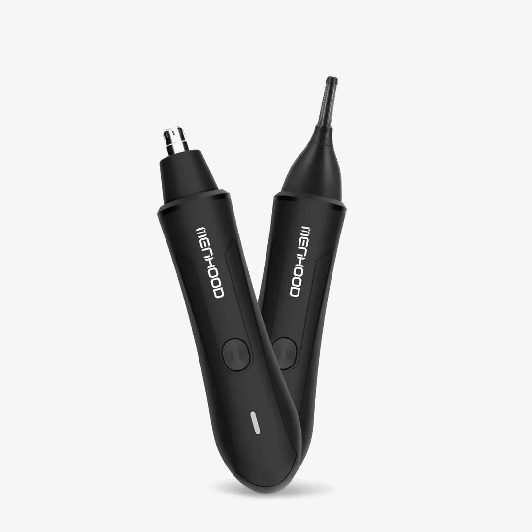 In-Depth Review: best grooming kit men - Menhood Rechargeable NOSAR Ear and Nose Trimmer with Eyebrow Styler | Waterproof and Washable | 360 Rotary Du 1 best grooming kit men