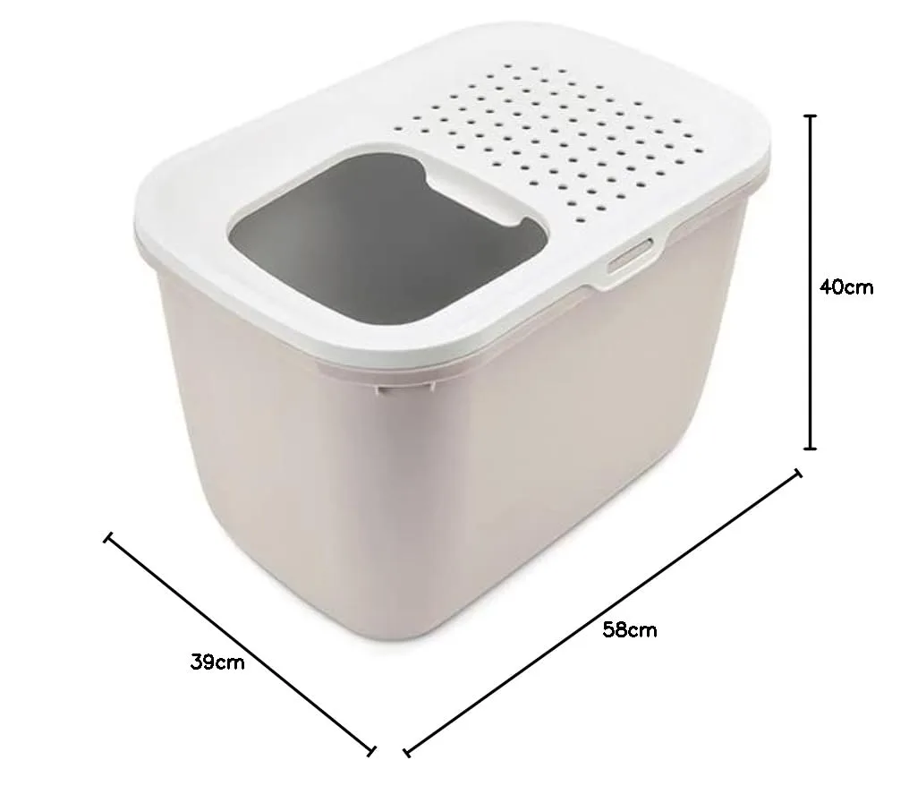 In-Depth Review: best cat litter box - Savic Hop in Modern Cat Litter Tray, Mocca 4 Savic Hop in Modern Cat L - view 3