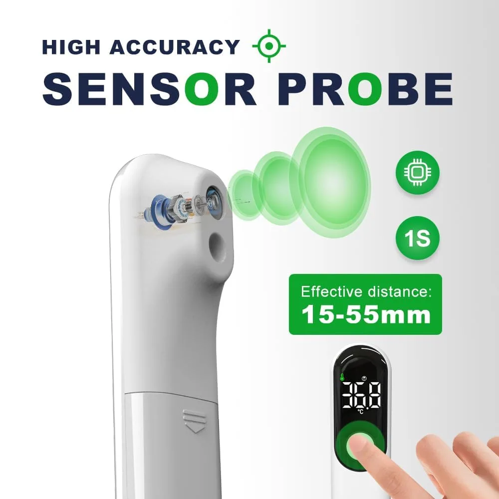 In-Depth Review: best baby thermometer digital - Non-Contact Forehead Thermometer for Adults and Kids, Digital Touchless with Fast Reading Touchles 3 Non-Contact Forehead Thermomete - view 2
