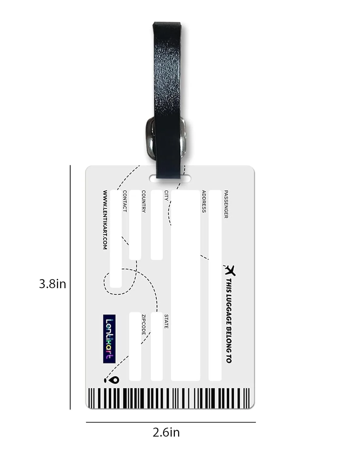 In-Depth Review: best luggage tag set - 3D Lenticular Luggage Tag Set of 2 | World Famous Stamp Sticker + Paper Plane Quote | Luggage/Bag/Travel ID La 7 3D Lenticular Luggage - view 6