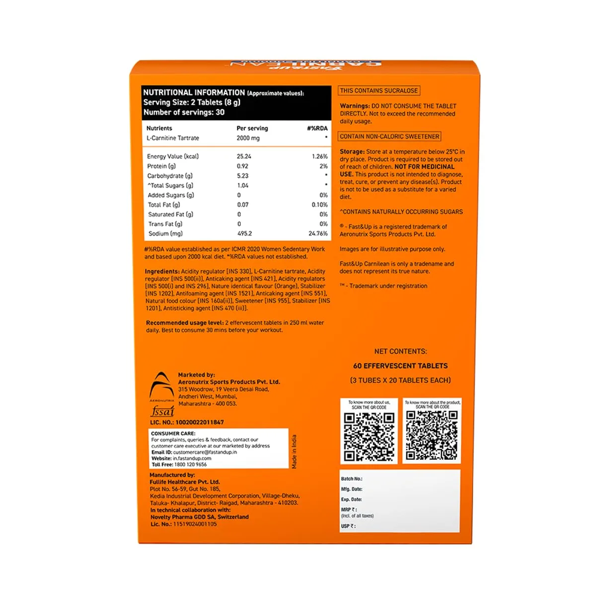 FAST&UP L-Carnitine 2000mg| - view 8