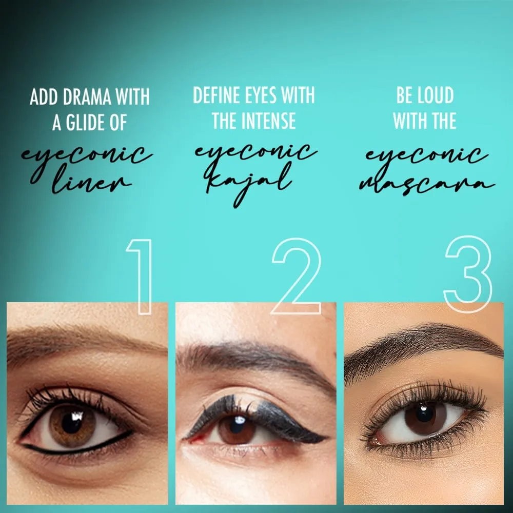 In-Depth Review: best kajal eyeliner - Lakme Eyeconic Regime Kit- Kajal | Mascara| Eyeliner 13.35 ml | | best kajal eyeliner 6 best kajal eyeliner view 4