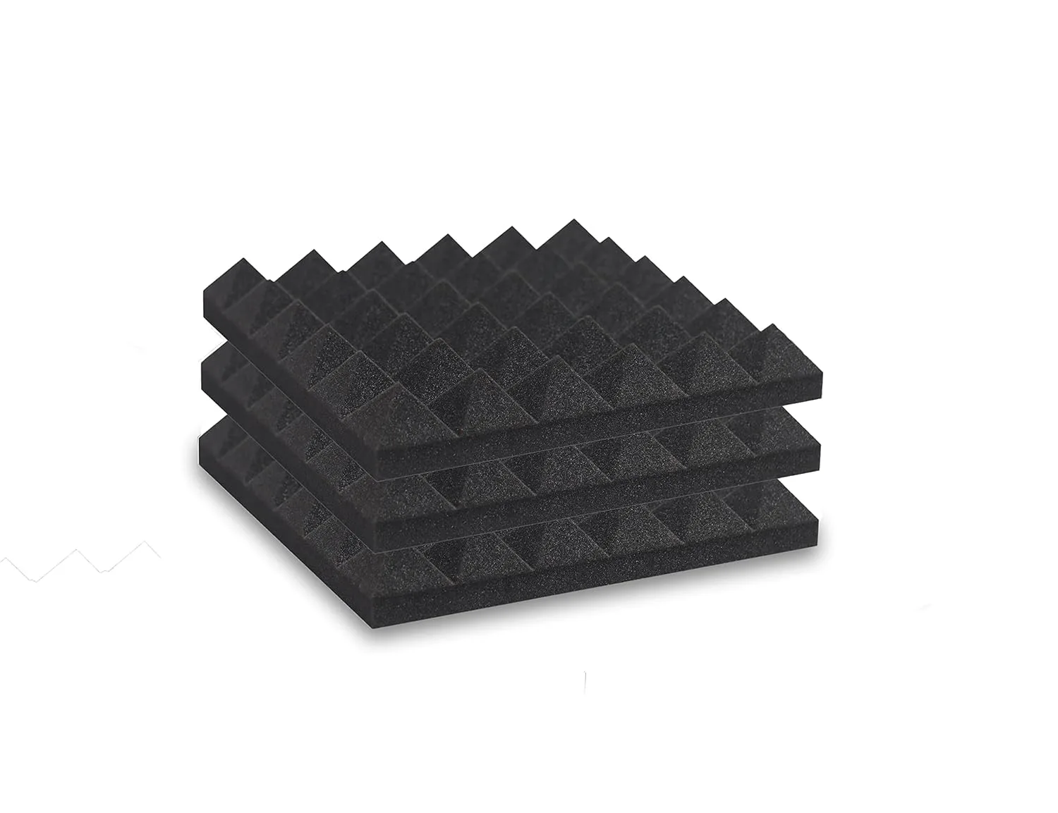 best 3d wall panels - 2-Inch Pyramid Acoustic Foam Panels (1 1 best 3d wall panels