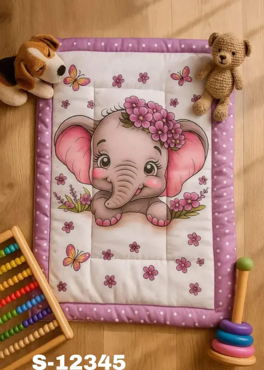 In-Depth Review: best baby cot mattress - New Born Baby Godadi Combo Set Soft Cotton godi| Godari | Baby Bed | Crib Sheet | Cartoon Mat Baby Godadi | 5 New Born Baby Godadi Co - view 4