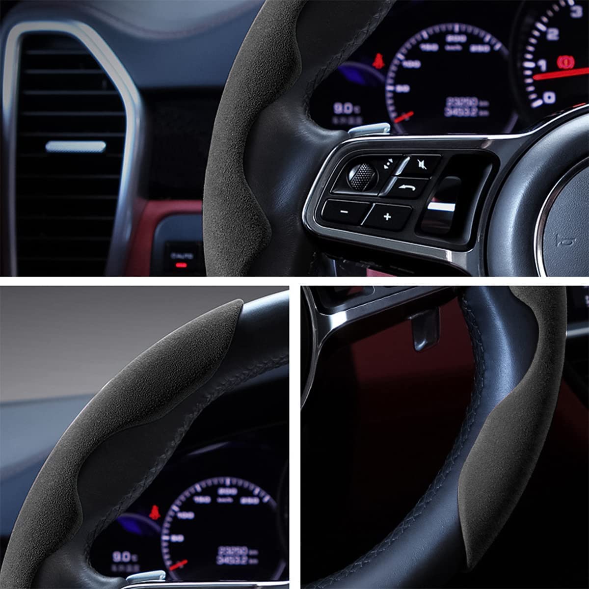 best car steering cover - Automaze Abs New Suede Soft Touch 5 Automaze Abs New Suede Soft - view 5
