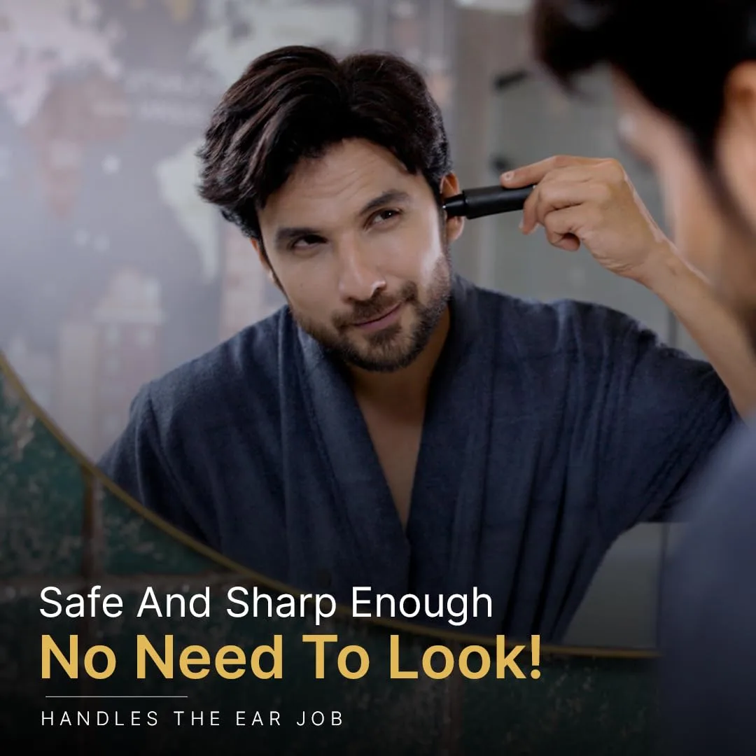 In-Depth Review: best grooming kit men - Menhood Rechargeable NOSAR Ear and Nose Trimmer with Eyebrow Styler | Waterproof and Washable | 360 Rotary Du 6 Menhood Rechargeable NOSAR - view 5