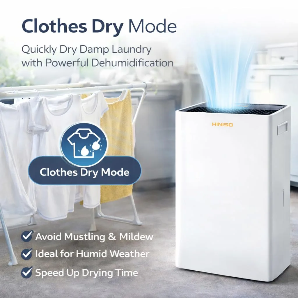best dehumidifier for home - HINISO 22L Smart WiFi Compresso 7 HINISO 22L Smart WiFi Comp - view 7