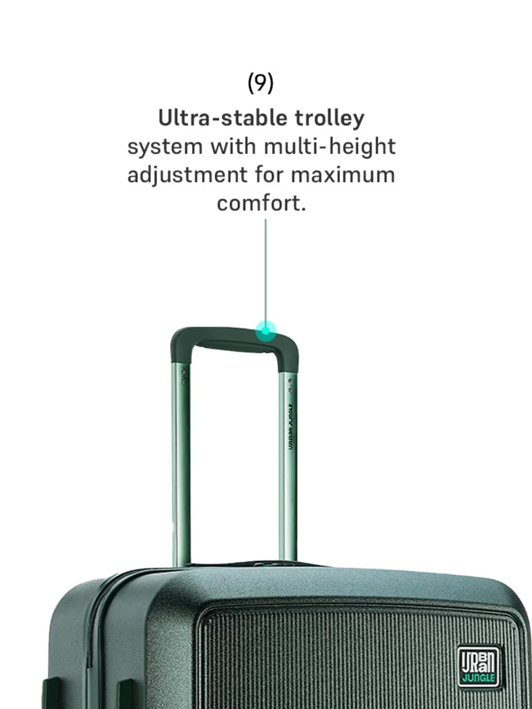 In-Depth Review: best soft luggage bag - Urban Jungle by Safari Cabin,The Caliber (55cm) Trolley,44L Capacity Hard Sided Polycarbonate Small Suitcase 7 Urban Jungle by Safari Ca - view 6