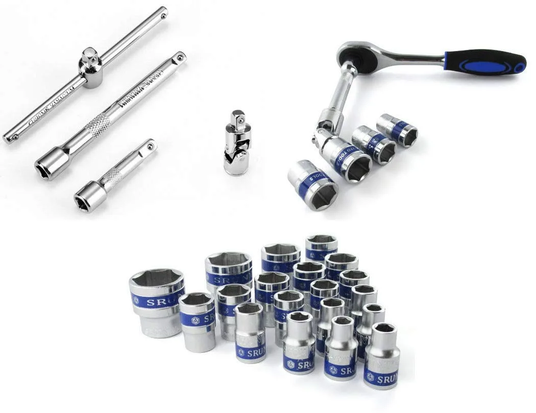 In-Depth Review: best bike toolkit - SNE 24 pcs Tool Kit Set 1/2″ Dr Socket Set Heavy duty Rachet Professional Wrench Socket Set Hardware Car Bo 10 SNE 24 pcs Tool Kit Set - view 9