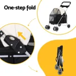 Cature 4-Wheel Pet Strolle - view 4