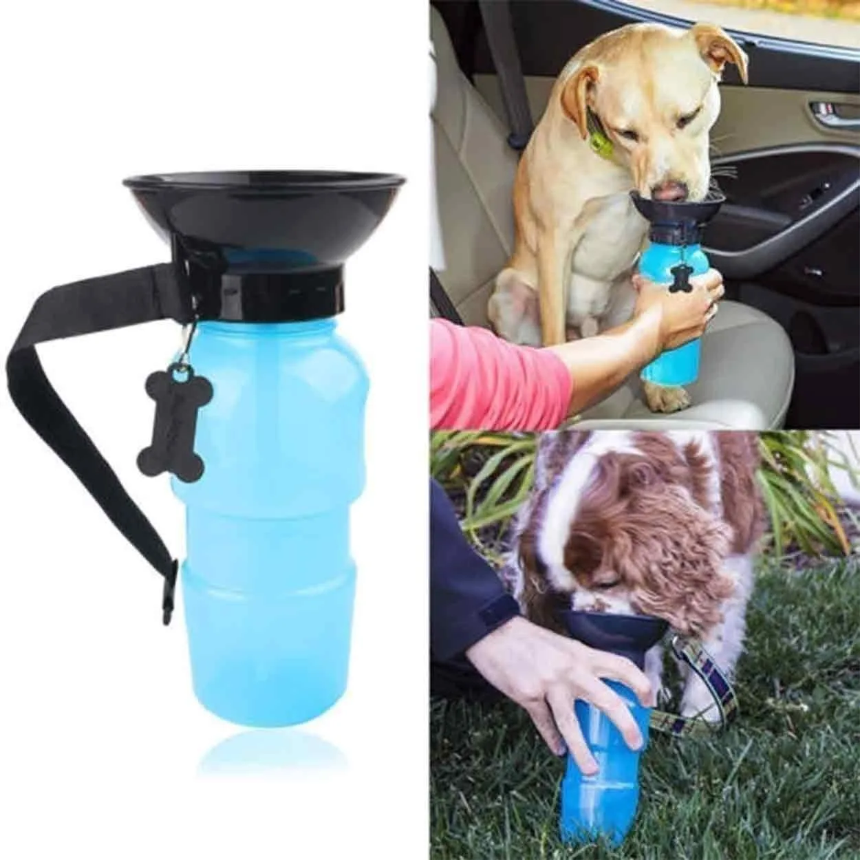 In-Depth Review: best pet water bottle - WEZOSHINET Plastic Puppies Dog Water Bottle, Leak Proof Portable Puppy Water Dispenser Drinking Feeder Pet Ca 4 WEZOSHINET Plastic Puppies Dog - view 3