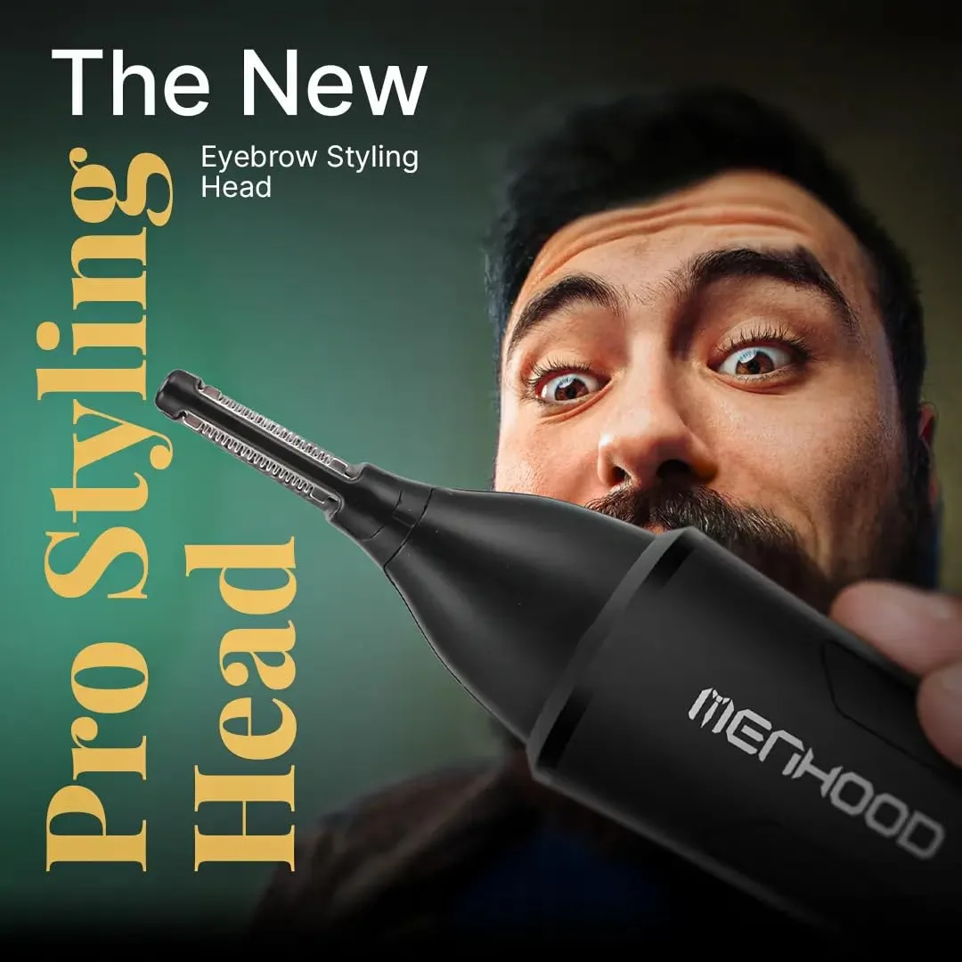 In-Depth Review: best grooming kit men - Menhood Rechargeable NOSAR Ear and Nose Trimmer with Eyebrow Styler | Waterproof and Washable | 360 Rotary Du 7 Menhood Rechargeable NOSAR - view 6