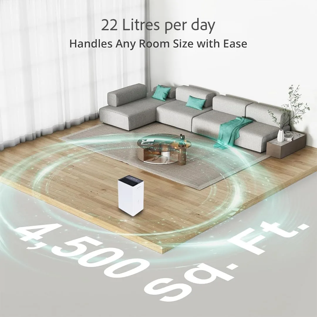 best dehumidifier for home - HINISO 22L Smart WiFi Compresso 9 HINISO 22L Smart WiFi Comp - view 9