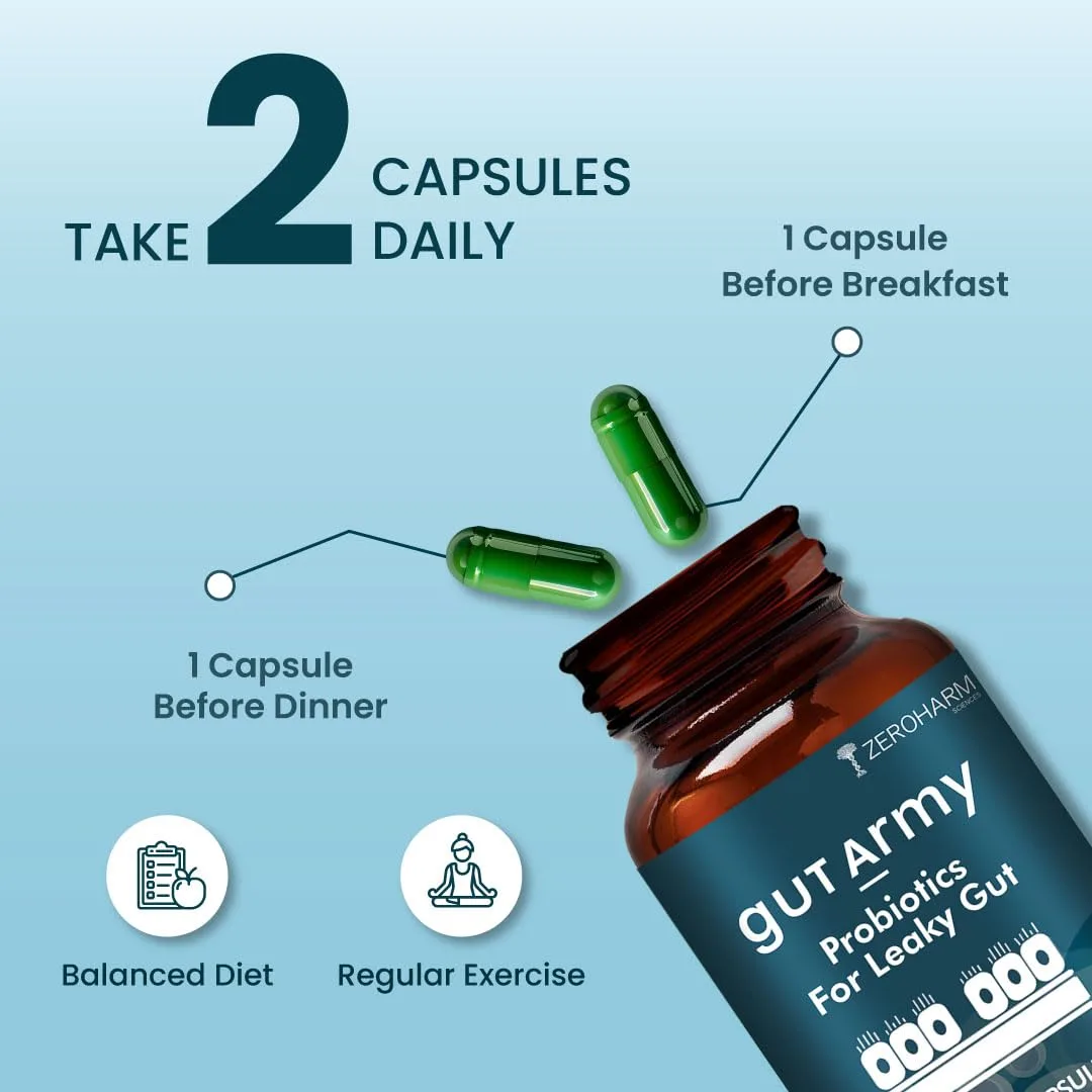 ZEROHARM Gut Army Probiotics - view 4