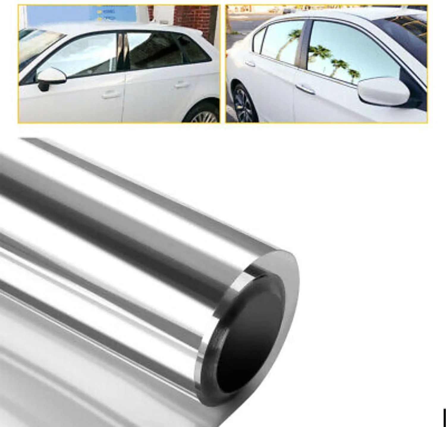In-Depth Review: best car window tint - CREON Car Window Tint Window Privacy Film, Heat & UV Block and Scratch Resistant, Silver Film Auto Car Wi 4 CREON Car Window Tint Win - view 3