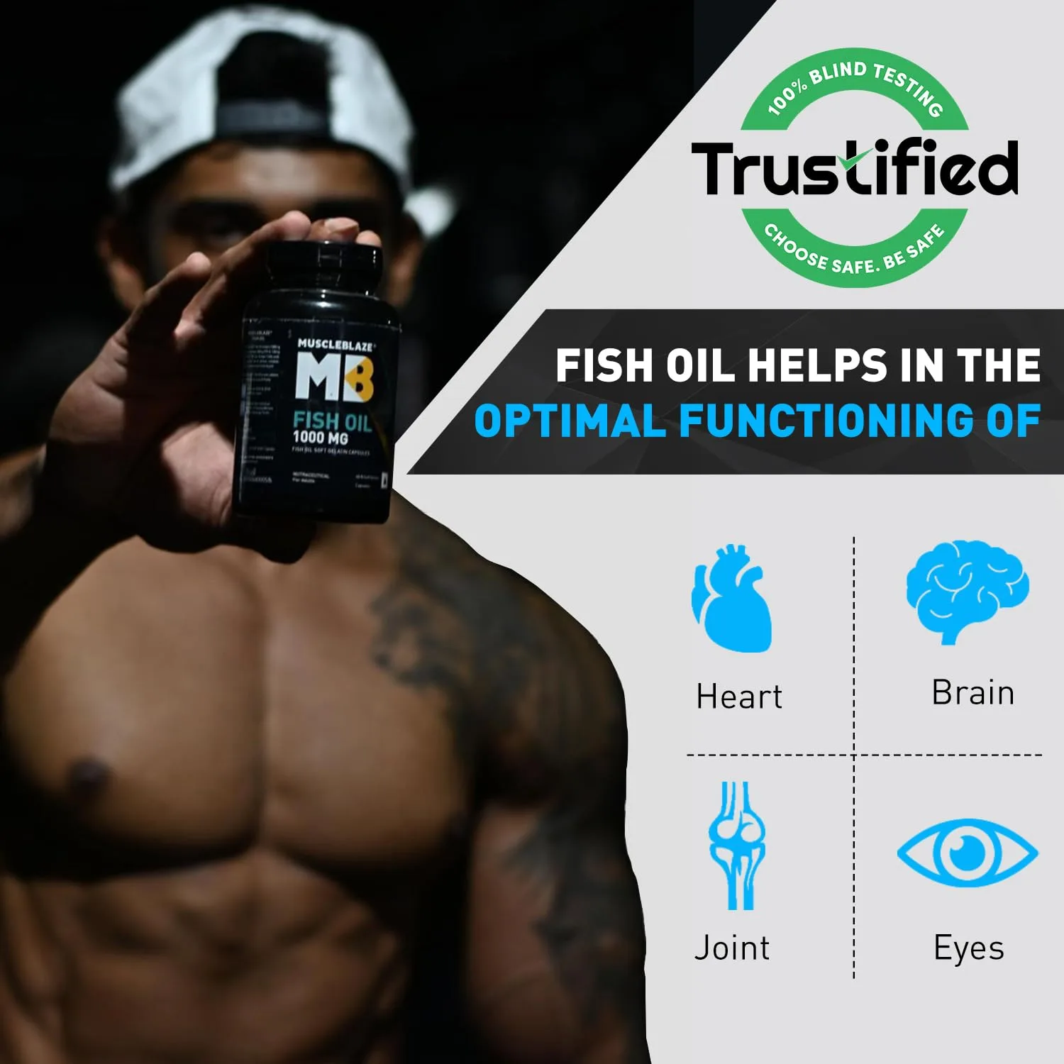 In-Depth Review: best fish oil capsules - MuscleBlaze Omega 3 Fish Oil, 90 Capsules | | best fish oil capsules 4 MuscleBlaze Omega 3 Fish Oil, 9 - view 3