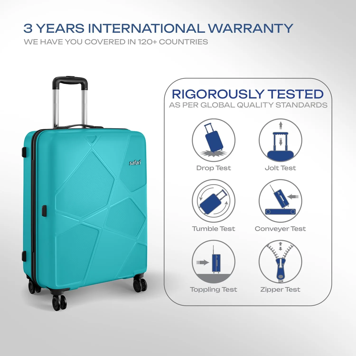 best hard shell suitcase - Safari Pentagon Pro 8 Wheels Spin 6 Safari Pentagon Pro 8 Whee - view 6