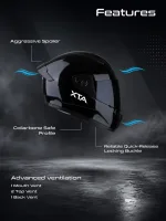 DELETION Full Face Bike Helm - view 2