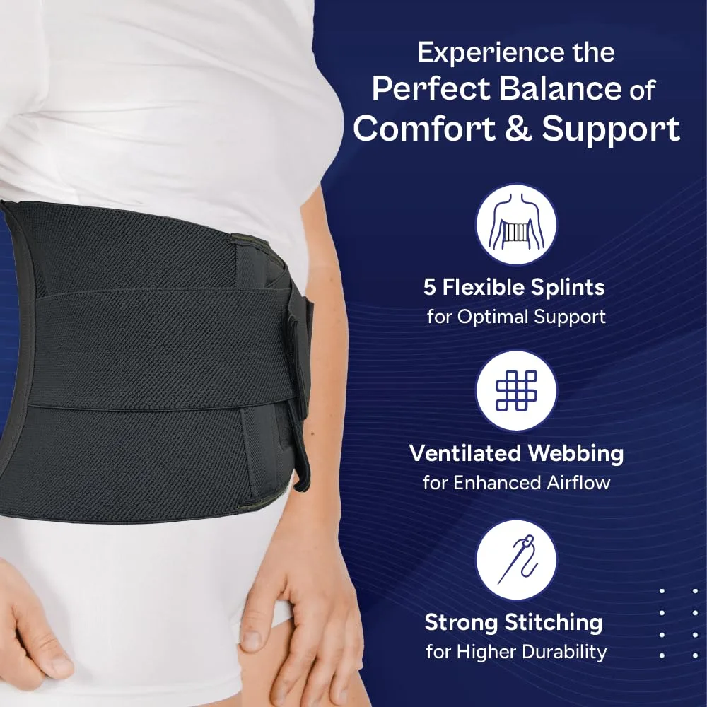 best bike back support belt - TATA 1MG Lumbar Sacral Belt Fo 6 TATA 1MG Lumbar Sacral B - view 6