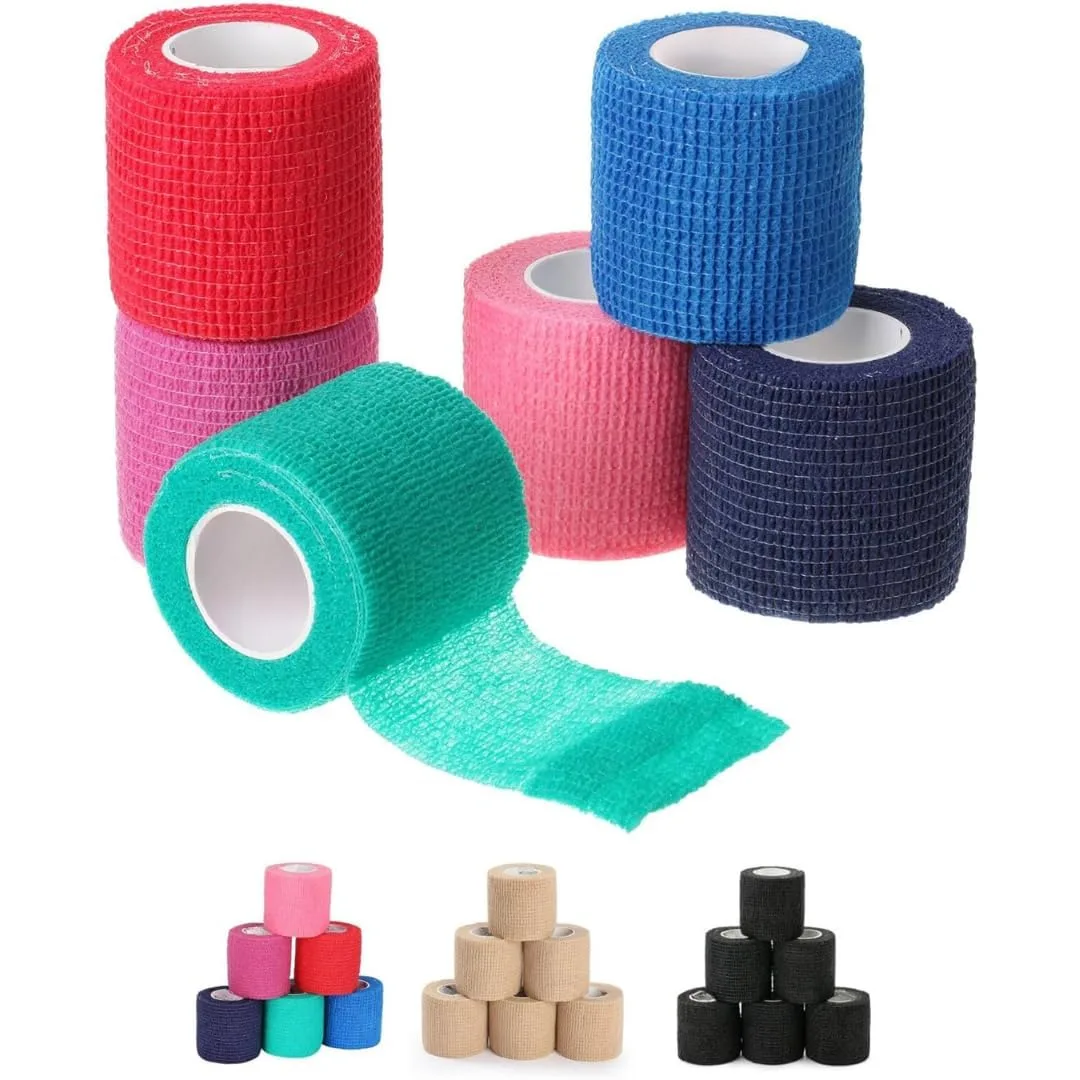 In-Depth Review: best pet first aid kit - Cohesive Self-Adhesive Non-Woven First Aid Elastic Bandage for Animal, Dogs, Cats, & Humans (5CM * 4.5M 4 Cohesive Self-Adhesive Non-W - view 3