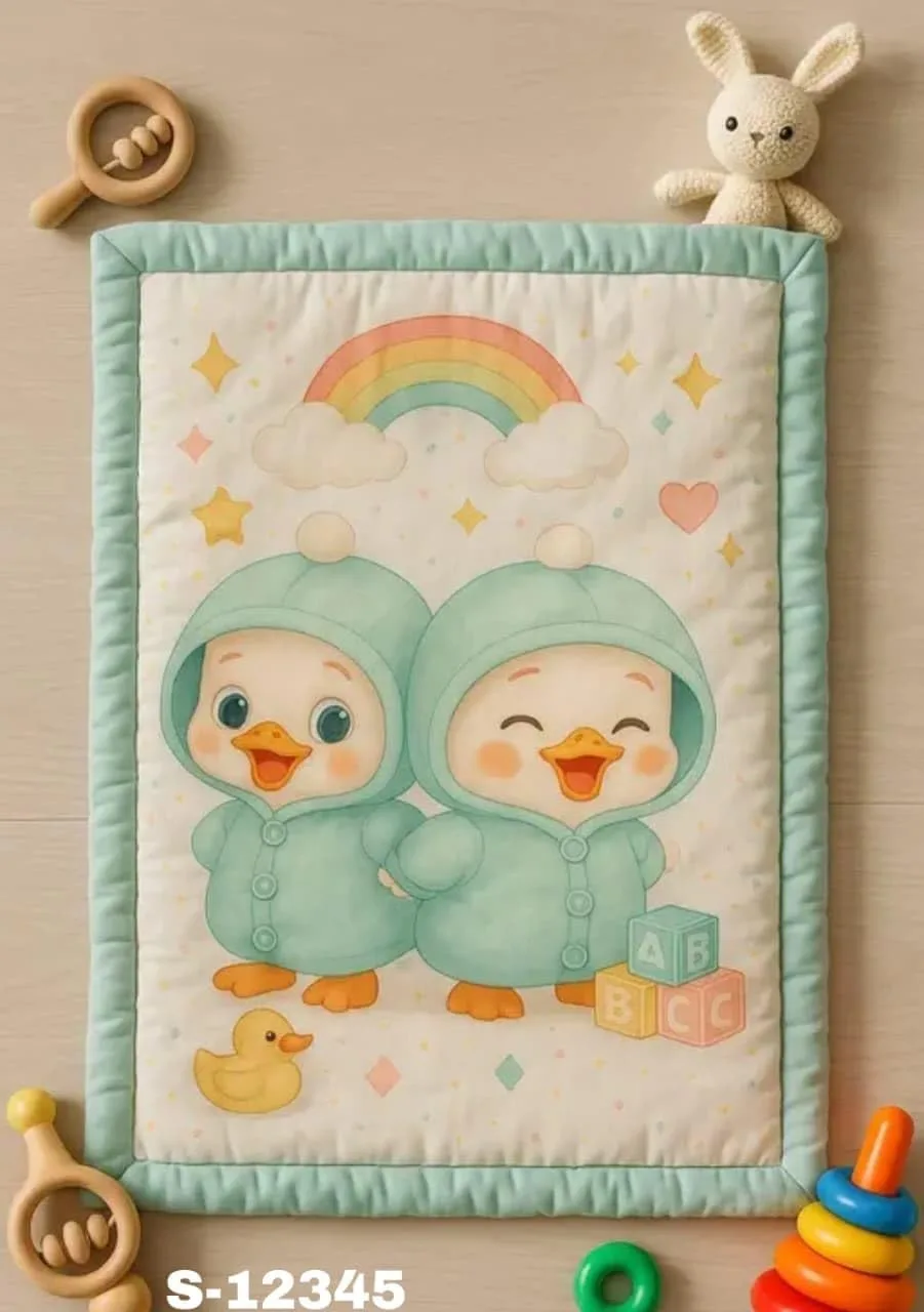In-Depth Review: best baby cot mattress - New Born Baby Godadi Combo Set Soft Cotton godi| Godari | Baby Bed | Crib Sheet | Cartoon Mat Baby Godadi | 4 New Born Baby Godadi Co - view 3