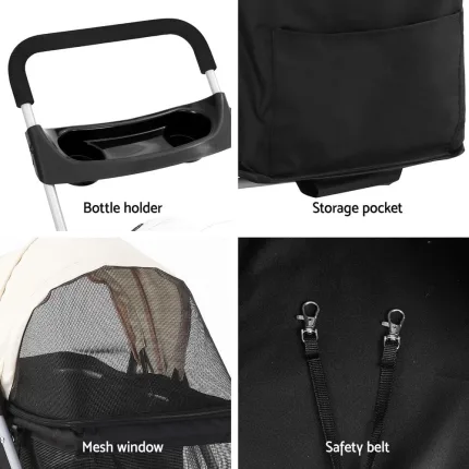 Cature 4-Wheel Pet Strolle - view 2