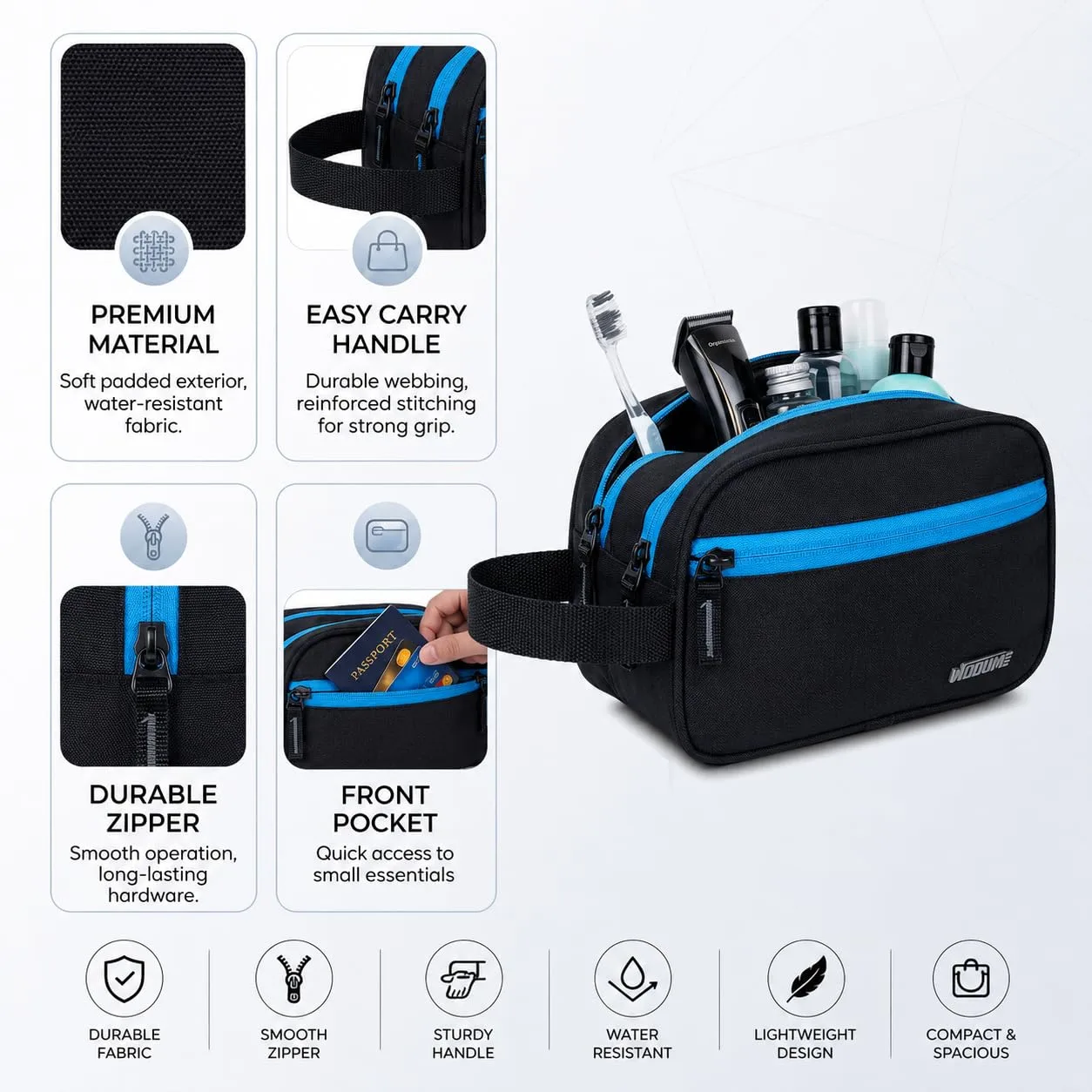 Wooum Travel Toiletry Pou - view 5