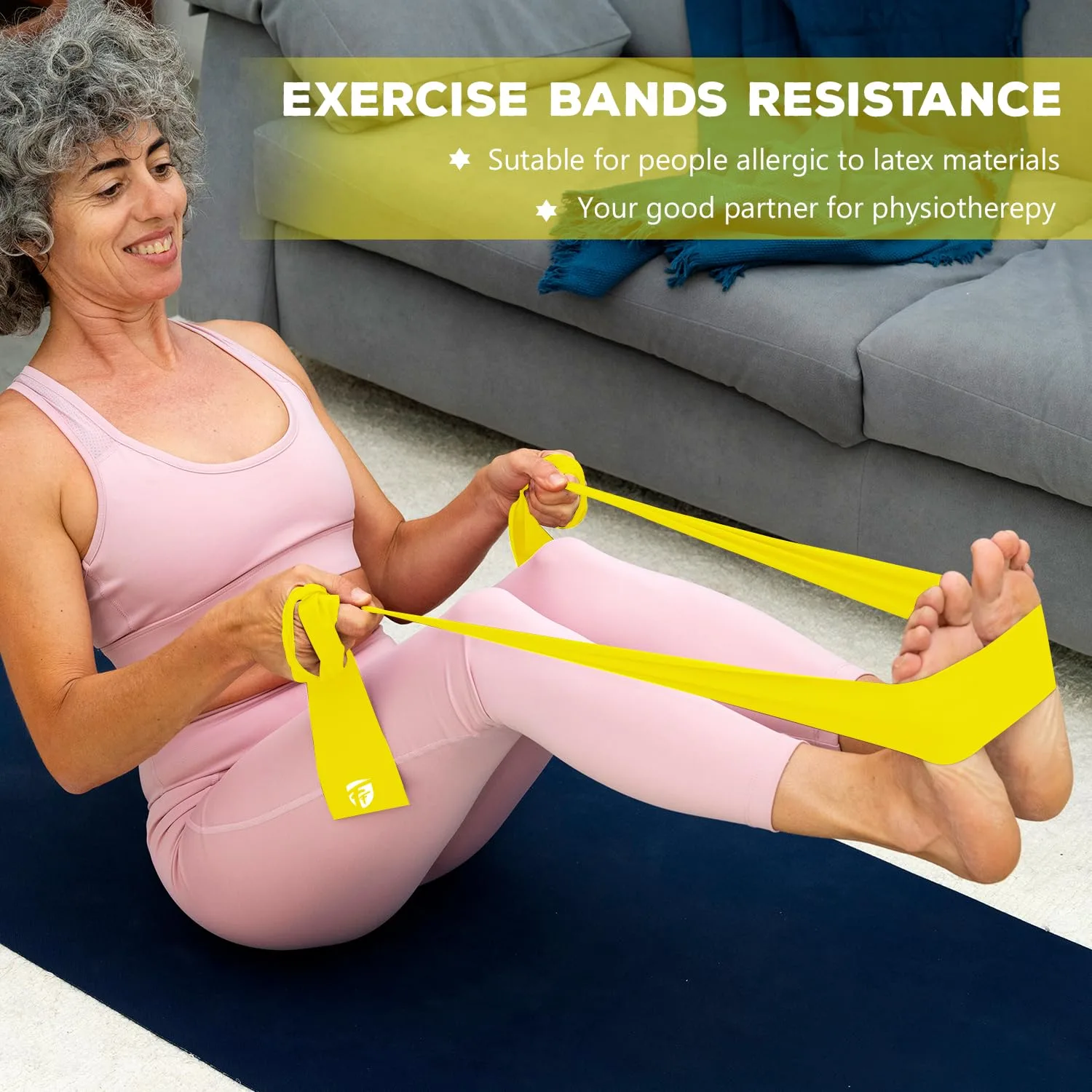 In-Depth Review: best hand grip strengthener - FirstFit Resistance Bands Exercise Elastic Bands Latex Bands for Pilates Yoga Phycial Therapy Rehab Hom 5 FirstFit Resistance Bands Ex - view 4